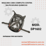 Mascara cara completa contra salpicaduras químicas
